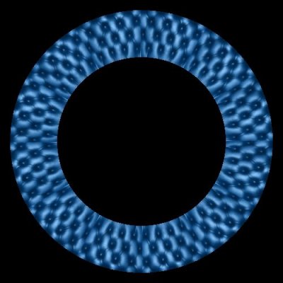 blue upholstery round preview