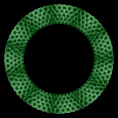 green upholstery round preview