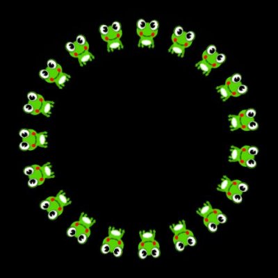 frog animation 6 of 8 round preview