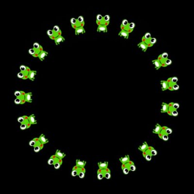 frog animation 7 of 8 round preview