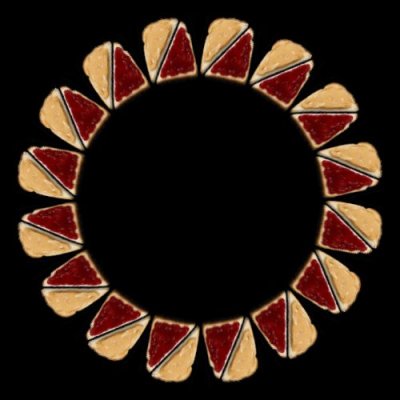 peanut butter and jam bread round preview