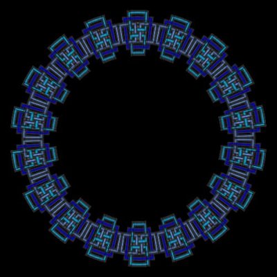 Geometric round preview