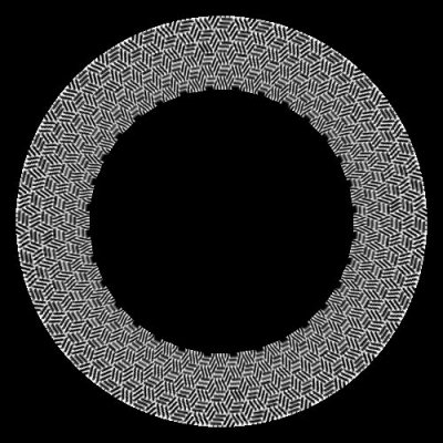 seamless geometric pattern opt art round preview