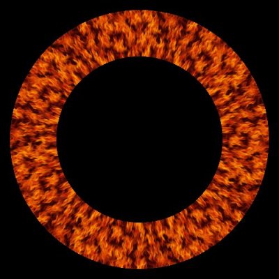 a dangerous burning fire simple texture 136px round preview
