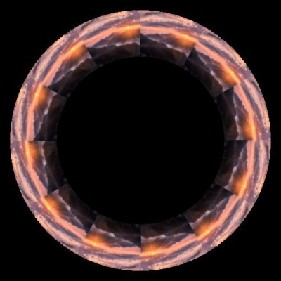 Mountain sunset 12 round preview