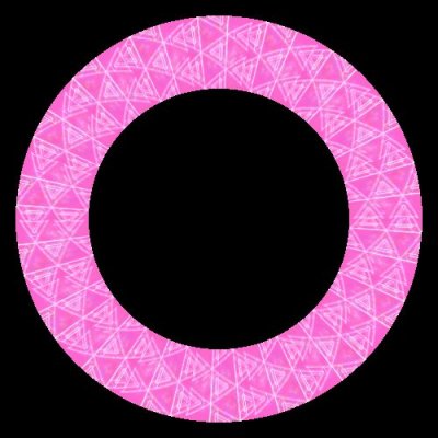 pink triangles round preview