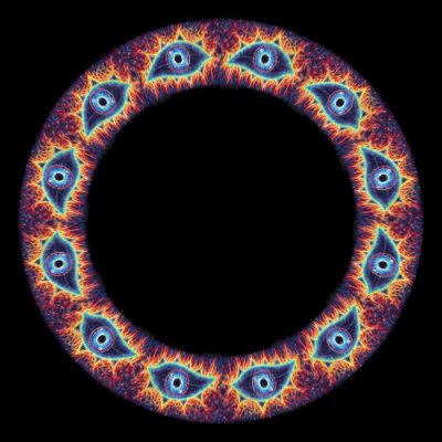 eye pattern round preview