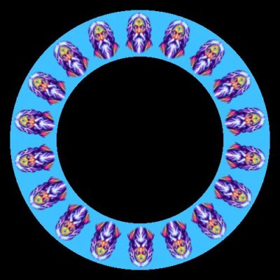 Trippy man round preview