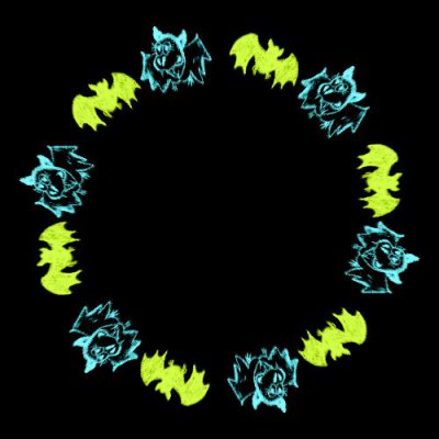 Hand draw bats round preview