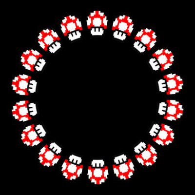 mario super mushroom round preview