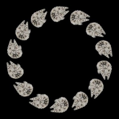 milenium falcon round preview